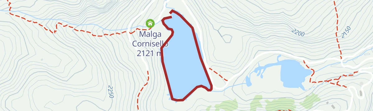 Route map: Laghi Cornisello V
